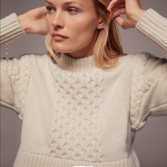Zara Shoulder Pad Sweater - Picture 6 of 11